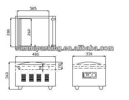 Warm verkaufte Vakuumverpackungsmaschine mit einer einzigen Kammer/Tischtafel Vakuumversiegelung für PV-PET-Kunststofftüten, Rindfleisch/Meeresfrüchte/Fleisch/Süßigkeiten/Getreide