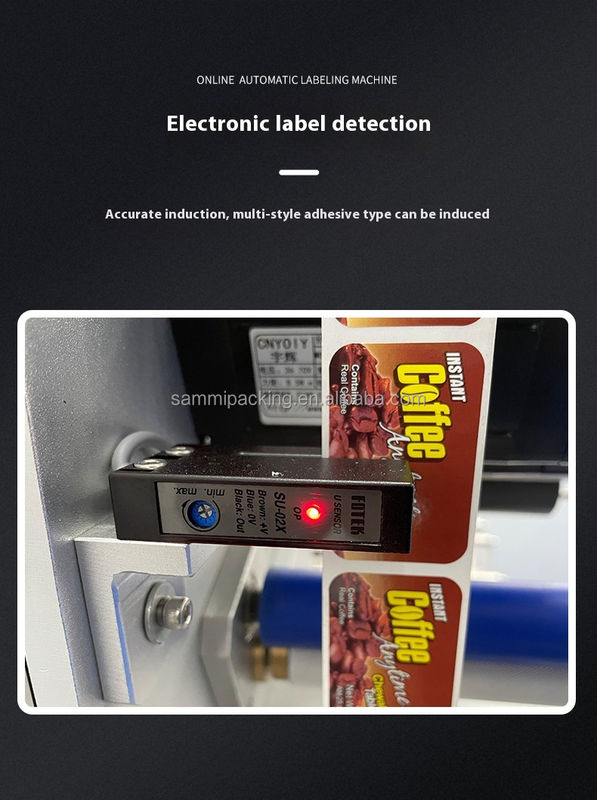 2025 Neuer automatischer Etikettierer Plastikflaschenkennzeichner Vorder- und Rückseite Doppelseite Runde Flaschenkennzeichnungsmaschine