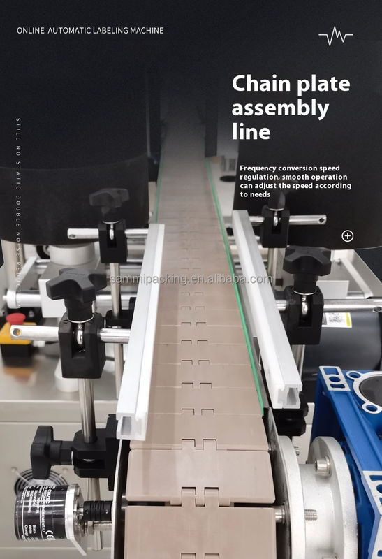 Hochwertige doppelseitige Etikettiermaschine Präzisions-Papieretikettenapplikator für Kosmetik- und Weinflaschen Vorder- & Rückseite 2-seitig