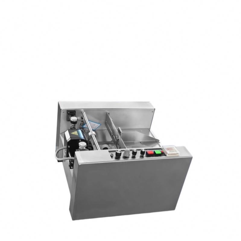 MY-300 Schreibtisch-Codierung Druckausrüstung Datumsstempelmaschine Automatische Edelstahlmaschine