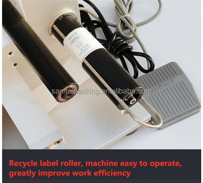 Günstige halbautomatische Etikettiermaschine für flache Oberflächen, Hochgeschwindigkeits-Etikettenaufkleber, kompatibel mit Karten, Beuteln, Kartons, quadratischen Flaschen