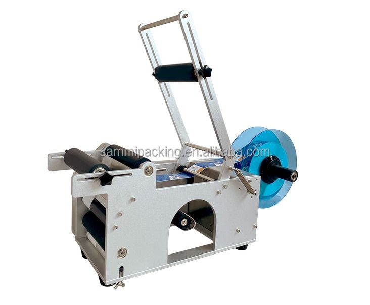 MT-50 Semi-automatischer Rundflaschen-Etikettierer, Etikettiermaschine für Dosen und Getränkeflaschen