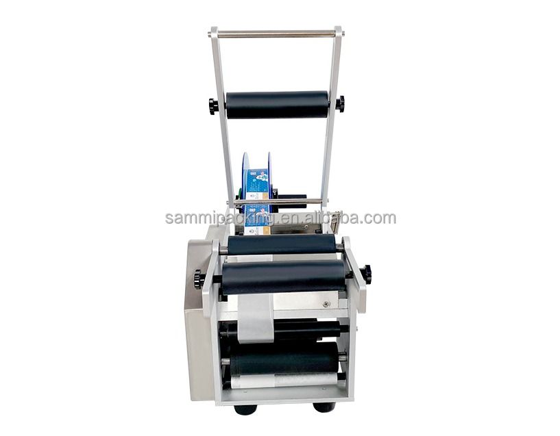 MT-50 Semi-automatischer Rundflaschen-Etikettierer, Etikettiermaschine für Dosen und Getränkeflaschen