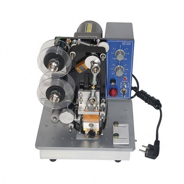 Neue Ankunft Halbautomatische Warmfarbe Bandcode Druckmaschine