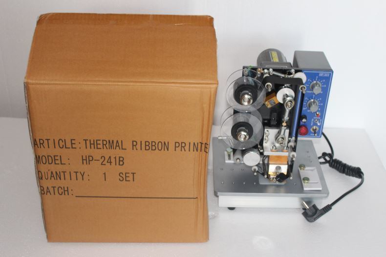 Neue Ankunft Halbautomatische Warmfarbe Bandcode Druckmaschine