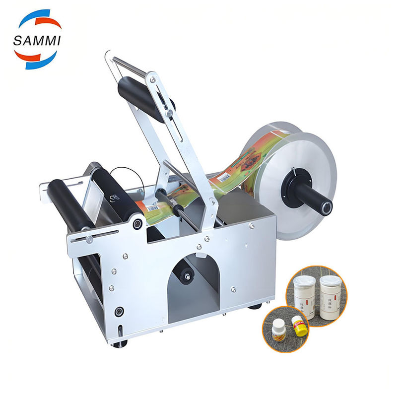 Kleine Tischflaschen-Verpackungs-Etikettiermaschine Automatische Rundflaschen-Etikettiermaschine Anstelle von Manueller Etikettiermaschine