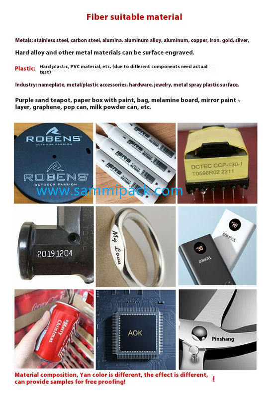 Lasergravur mit niedrigem Wartungsaufwand für Metallteile