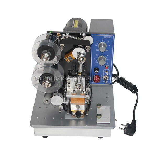 Elektrische Halbautomatische Datumsstempel-Nummerungsdruckmaschine Neuer Stand Kernmotor für Taschenfolie