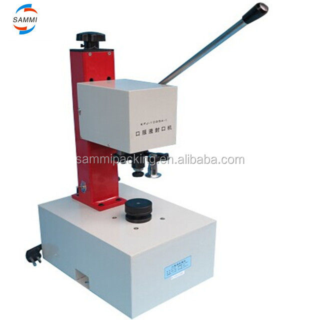 Manuelle Deckelmaschine für Flaschen mit oraler Flüssigkeit, Durchstechflaschen, Penicillinflaschen, Antibiotikaflaschen