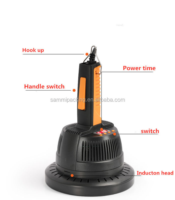 Handgehaltene elektromagnetische Induktions-Verschließmaschine für Kunststoffflaschenverschlüsse, Foliensiegelmaschine