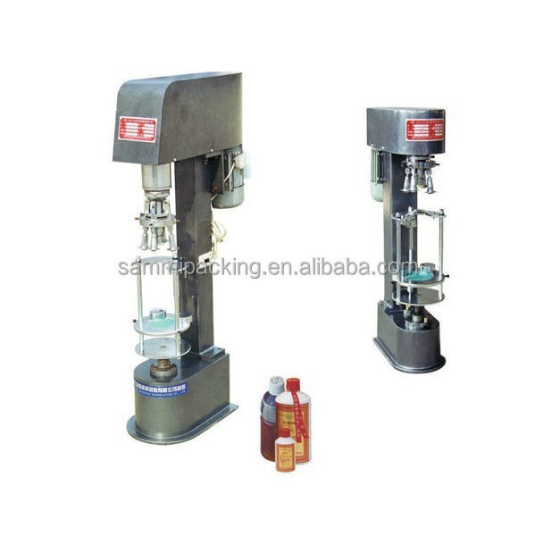 Halbautomatische DK50 Wein-Roppen-Capping-Maschine Weinflasche Ropp Metall-Schraubdeckel Schloss Aluminium-Deckel Krempel-Capping-Maschine