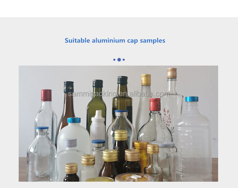 Halbautomatische DK50 Wein-Roppen-Capping-Maschine Weinflasche Ropp Metall-Schraubdeckel Schloss Aluminium-Deckel Krempel-Capping-Maschine