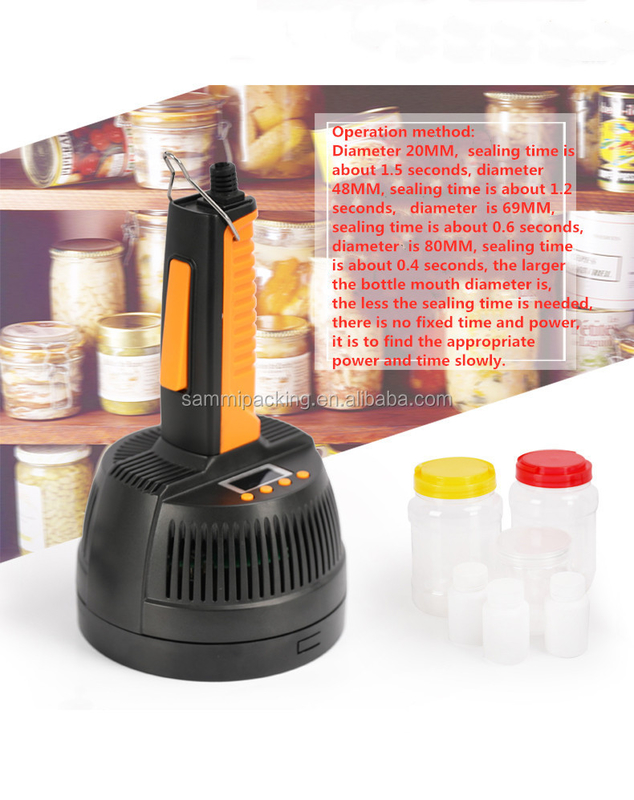 Portable Electric Induction Sealing Machine Manual Aluminum Foil for 20-100mm Plastic Glass Bottles Wood Carton Low Price