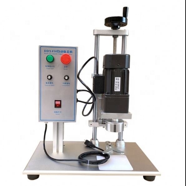 Bester Preis Desktop Elektrische Verschließmaschine DDX-450 Glas- & Kunststoffflaschenverschließer für Getränkeanwendungen