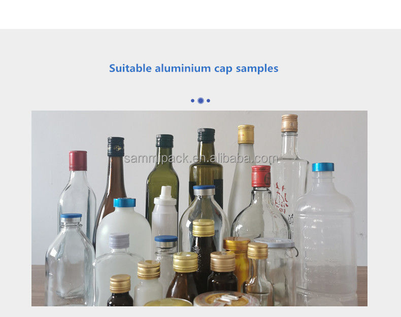 Einfache Bedienung Semi-Automatische Seilverschlussmaschine Whisky Liquor Schraubverschluss für Glasflasche Weinflasche Deckel