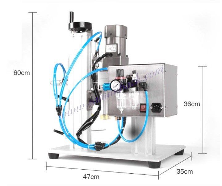 Robuste industrielle Kunststoffflaschenversiegelung Schraubkappe Kräutertinktur Glas Verschließausrüstung Verschließmaschinen