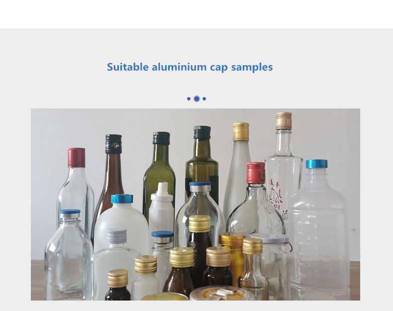Hochwertige Metalldeckelverschlussmaschine Weinflasche Alkohol Schraubverschlussverschlussmaschine Fabrikpreis