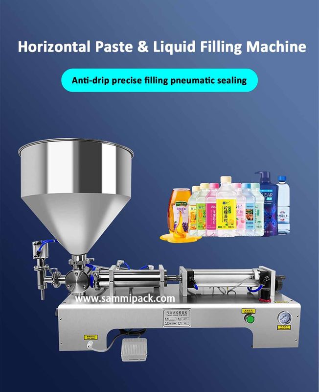 Warmverkauf Pneumatische Heizmaschine zum Mischen von Lotion Creme Kosmetische Füllmaschine für Honigsauce Creme