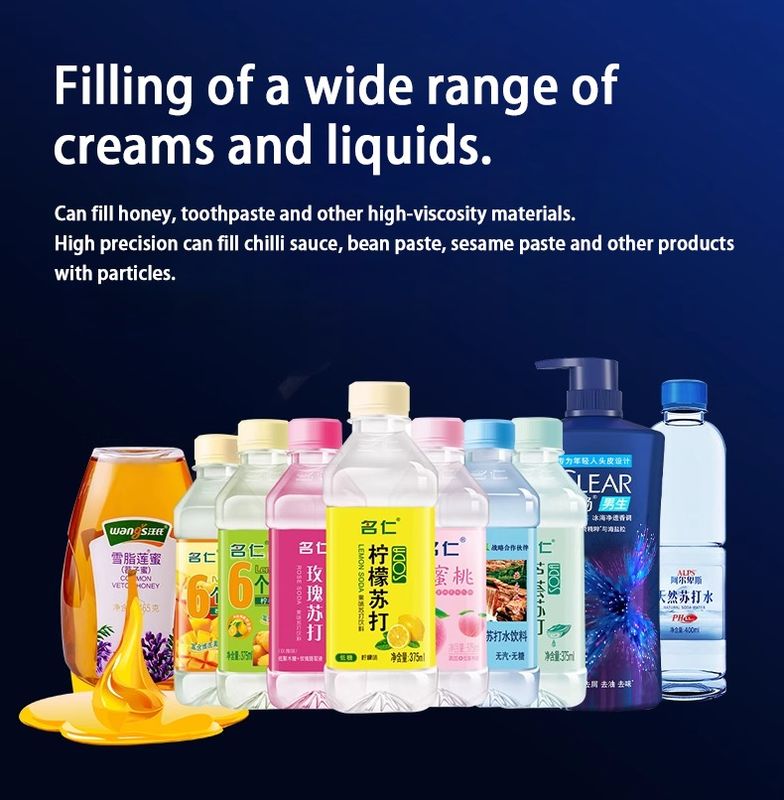 Warmverkauf Pneumatische Heizmaschine zum Mischen von Lotion Creme Kosmetische Füllmaschine für Honigsauce Creme