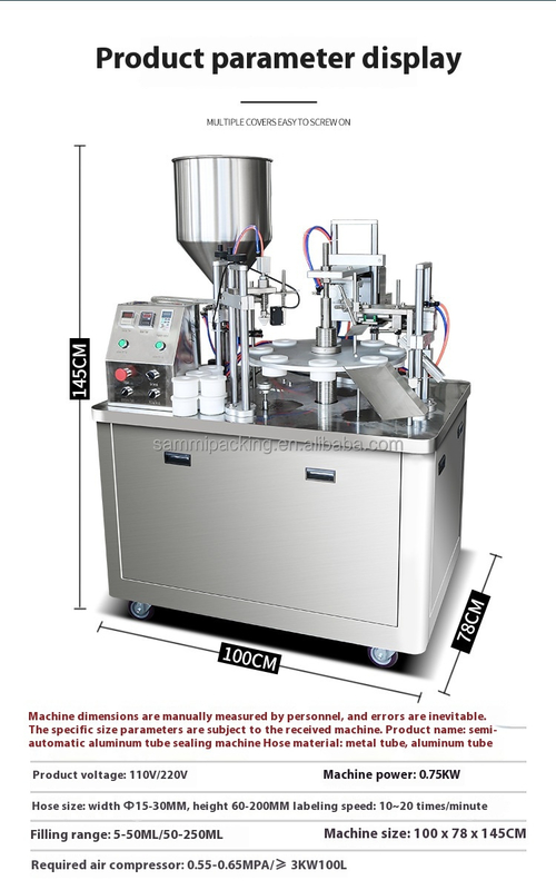 Fabrikpreis Automatischer Ultraschallrohrdichter Hochgeschwindigkeitsrotationärer Typ Weichrohrfüll- und Dichtmaschine für Kosmetik