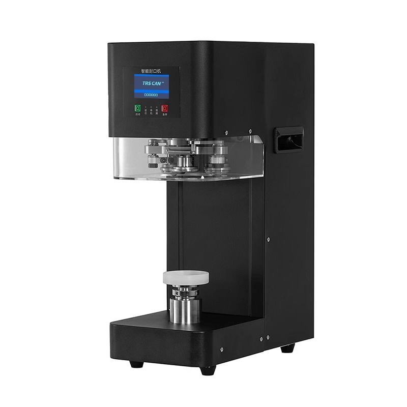 2025 Hocheffiziente automatische Dosenversiegelungsmaschine, elektrisch und manuell betrieben, für Kaffee, Soda, Bier, Pop-Dosenversiegelung für Glasflaschen