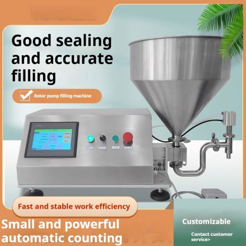 Rotary Food Jam Oil Rotor Lobe Füllpumpe Schokoladenfüllmaschine Erdnusslotion Kosmetikcreme Pastenfüllmaschine