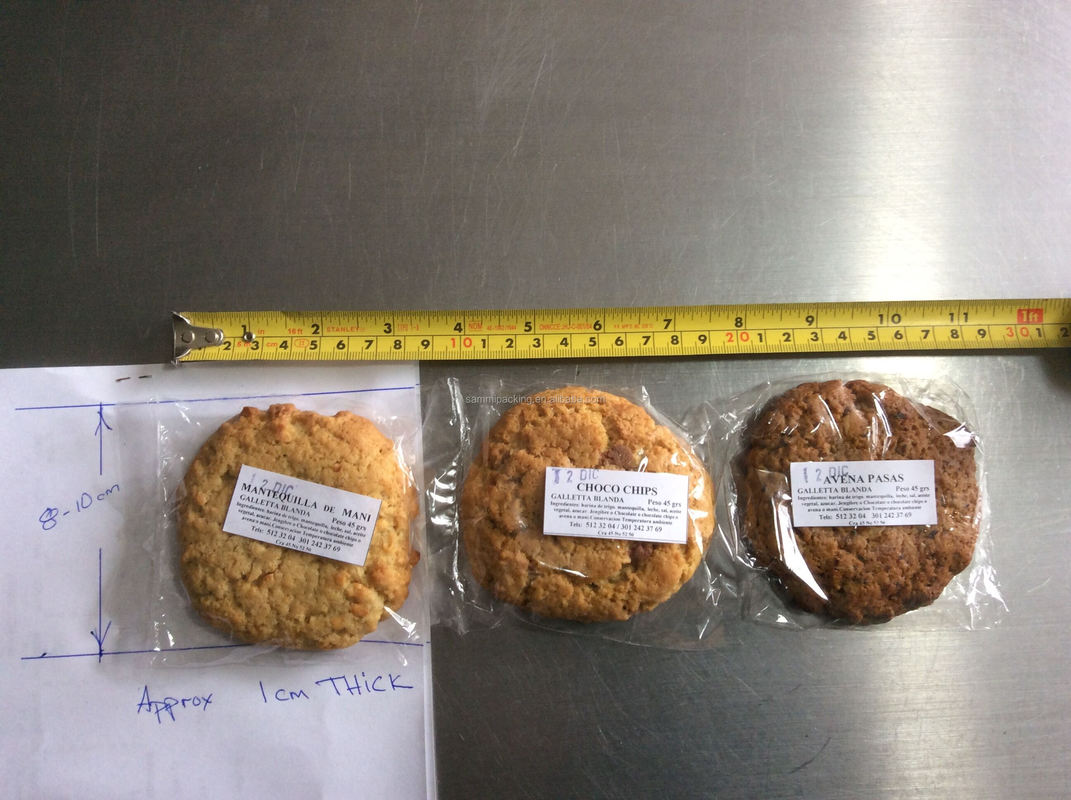 Einfach zu bedienende automatische Kissenverpackungsmaschine, breite Anwendung für Brot, Obst, Gemüse, Werkzeuge, Flow-Packmaschine, Burger, Keks, Keks