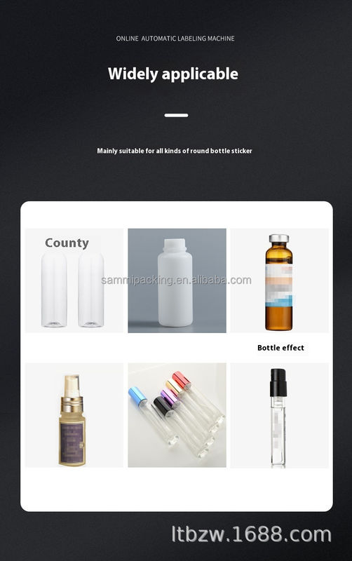 Profihersteller Automatische Flaschen-Kennzeichnung Maschine,Hochgenauigkeit Tischplatte Selbstklebstoff-Etikettenaufkleber für runde Flasche