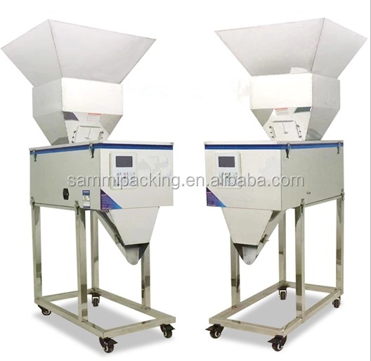 100-5000g Vibration Kaffeebohnen Teebeutel Beutel Pulverbeutel Halbautomatische Verpackung Wiegefüllmaschine