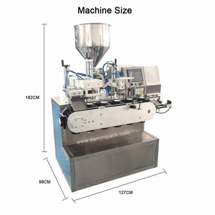 Automatische Maschine zur Füllung und Abdichtung von Kosmetikcreme-Röhren