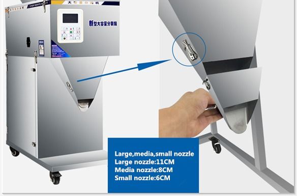 Neueste 999g/1500g/3000g/5000g Automatische Elektronische Wiege- und Abfüllmaschine für Partikelpulver