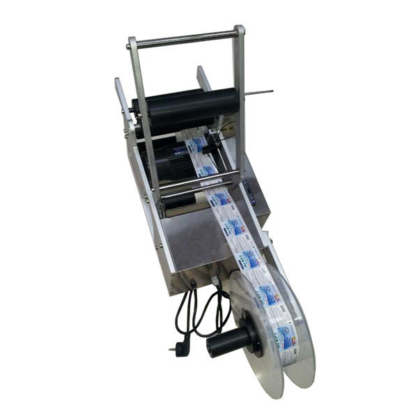 Fabrik Lieferanten MT-50 Halbautomatische Teekanne Klebstoff Aufkleber Rundflasche Etikettierungsmaschine