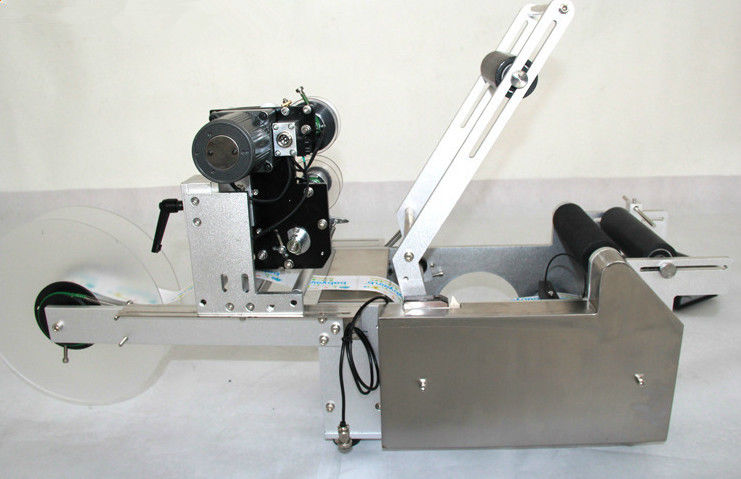 Top-Qualität MT-50D Halbautomatische Runde Flasche/Glas Etikettiermaschine mit Hot Stamp Coder