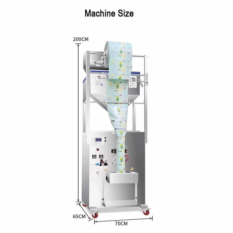 2025 Neue Ankunft Trockenfutter automatische Verpackungsmaschine größere Kapazität für Rückversiegelung Bagger Maschinen für Getreide Gewürzbeutel