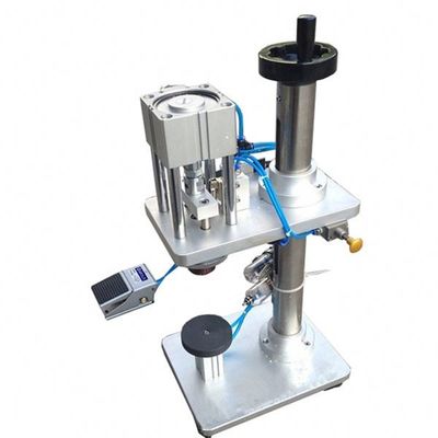 Pneumatische automatische Parfümflaschencrimping-Maschine für Metallkappenpresse