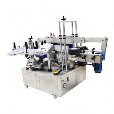 Flat Square Flaschen Aufkleber Etikettierungsmaschine Automatisch für Vorder- und Rückseite Doppelseiten