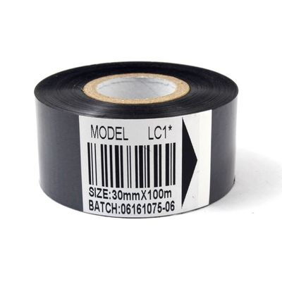 35mm 100m schwarze Verpackung Verbrauchsmaterialien, Warmstempelband für Datumskoder