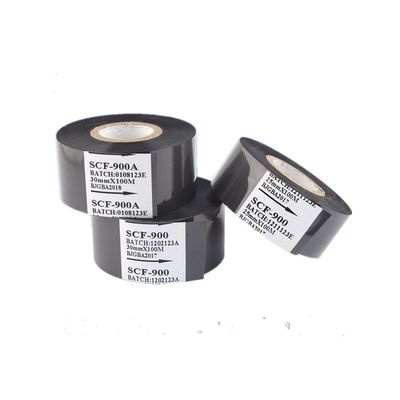 30×100M Schwarze Verpackung Verbrauchsmaterialien Band für Datum Codierung Maschine