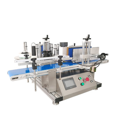 Desktop Automatische Aufkleber Runde Dose Glasweinflasche Runde Flasche Etikettierungsmaschine