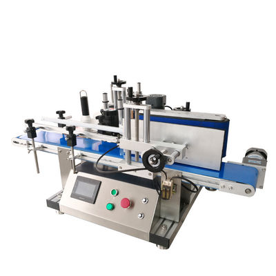 Automatische selbstklebende flache runde Flasche doppelseitige Etikettiermaschine