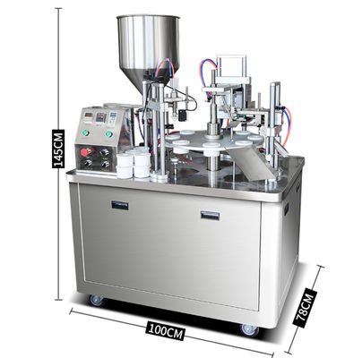Ultraschall-Zahnpasta-Plastik-automatische Schlauchfüllmaschine