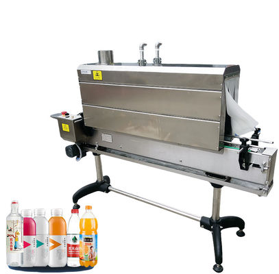 Automatische Heizflasche Schrumpfhalter-Kennzeichnungsmaschine Schrumpfhalter-Applikator mit Dampftunnel