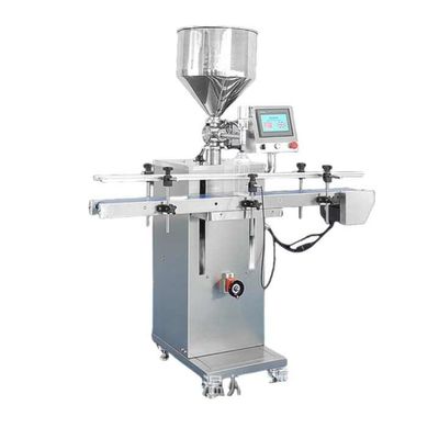 Automatischer Servomotor Warme Soße Ketchup Marmelade Glas Lotion Kosmetische Creme Shampoo Honig Flasche Flüssigkeit Paste Füllmaschine