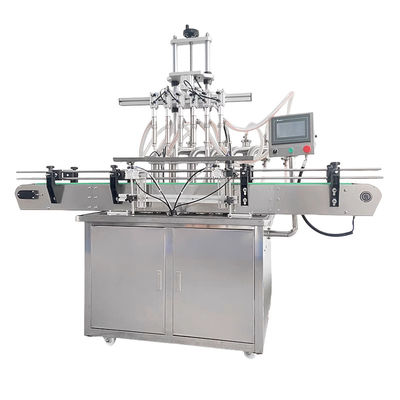 Automatische Produktionsmaschine Flasche Flüssigkeitsfüllung Verschluss Etikettierung Linie Edelstahl Ölfüllmaschine Lippenöl Milchkarton