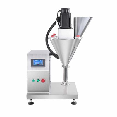 Halbautomatische Trockenpulverfüllmaschine Flaschenbeutel Milch Kosmetik Chemische Pulver Wiegen Dosierung Auger Pulverfüllmaschine