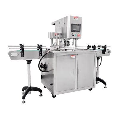 Heissverkauf Vollautomatische Pneumatische Deckelsiegelmaschine Metalldose Schließdose Getränkedose Siegelmaschine Lebensmittel Chemische Anwendungen Motor