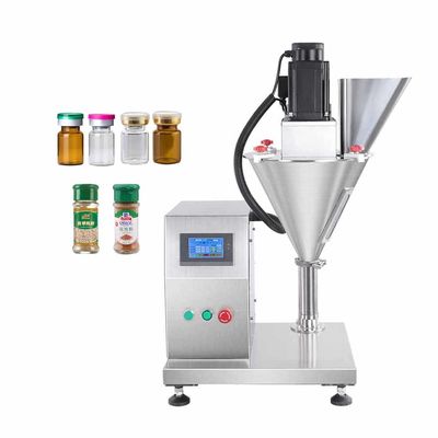2-500G Fabrik Direktverkauf Kleine manuelle Schreibtisch Milchpulverfüllmaschine Elektrische Pulver Auger Füllmaschine