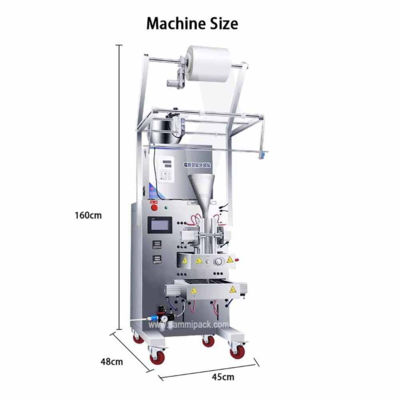 Fabrik Maßgeschneiderte Pulvergranulate Taschenverpackungsmaschine Zucker Kaffee Pulverbeutel Füllmaschine