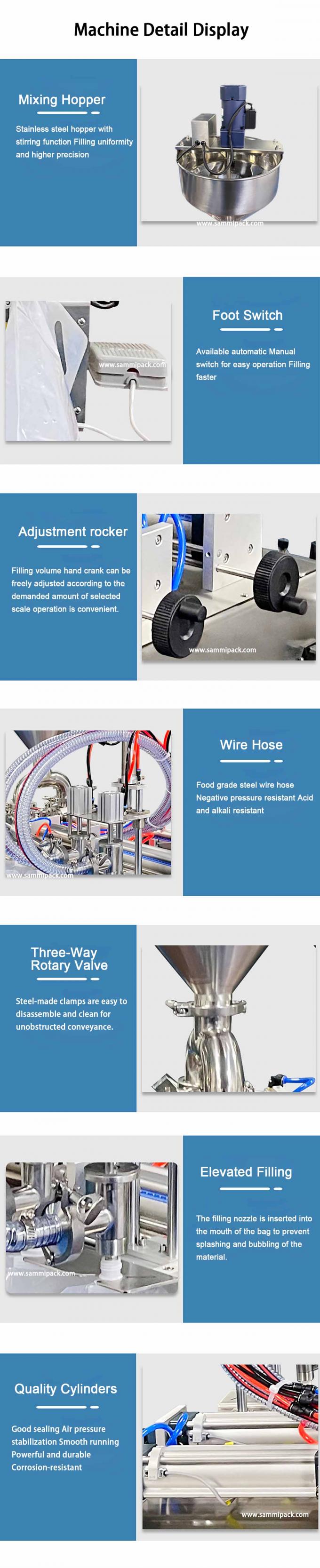 Spültasche Flüssigkeit Desktop Kleine Tasche Tasche Kräutersoße Tasche Füllmaschine 5