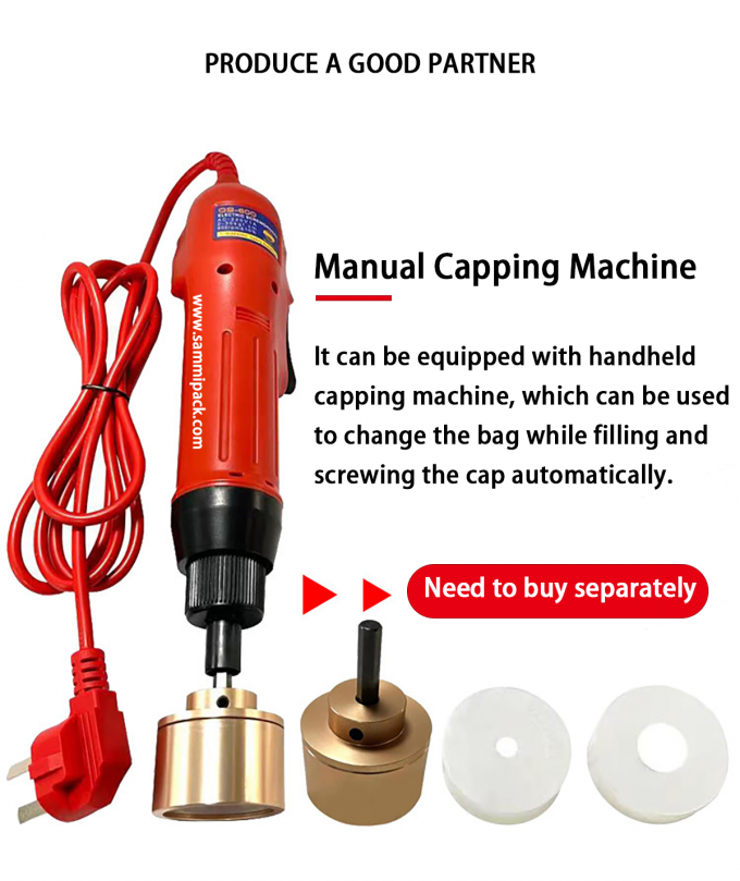 220V Doppeldüsen Flüssigwasser Spülbeutel Tasche Füllmaschine mit Stehen Düsenbeutel Tasche Halbautomatische Füllung und Siegel 5